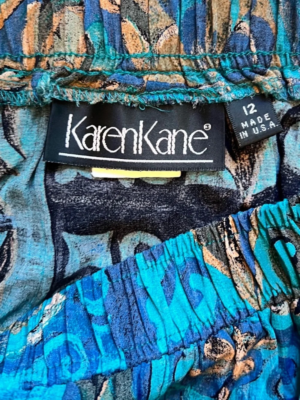 Vintage Paisley Wrap Skirt Karen Kane Sz Medium